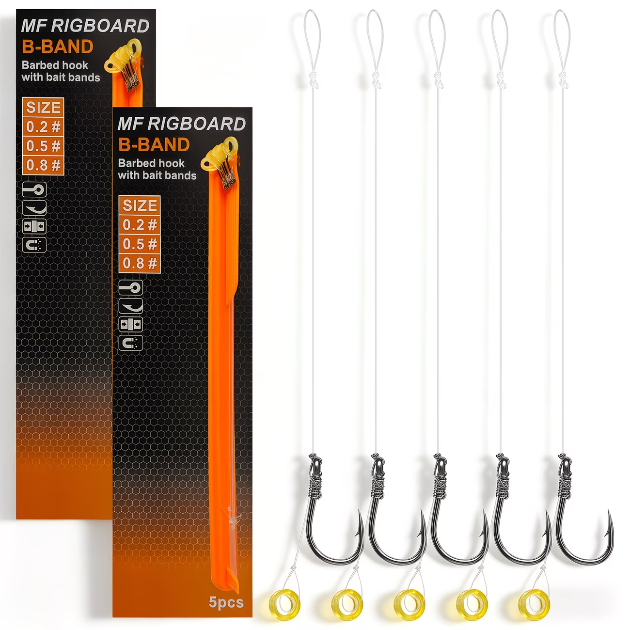 Banded Pellet Rig | Pre-Tied Carp Fishing Rig image 4