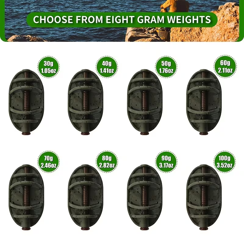 Long Cast Carp Fishing Cage Feeder – Distance Feeder Cage for Groundbait Delivery, Method Feeder Rigs & European Carp Fishing Tackle image 4