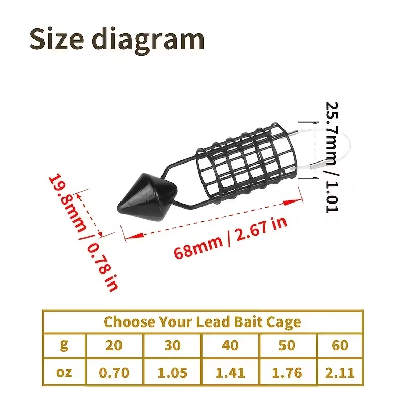 Inline Bait Cage Feeder | Carp Fishing Groundbait System image 4