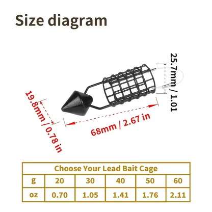 Inline Bait Cage Feeder | Carp Fishing Groundbait System image 4