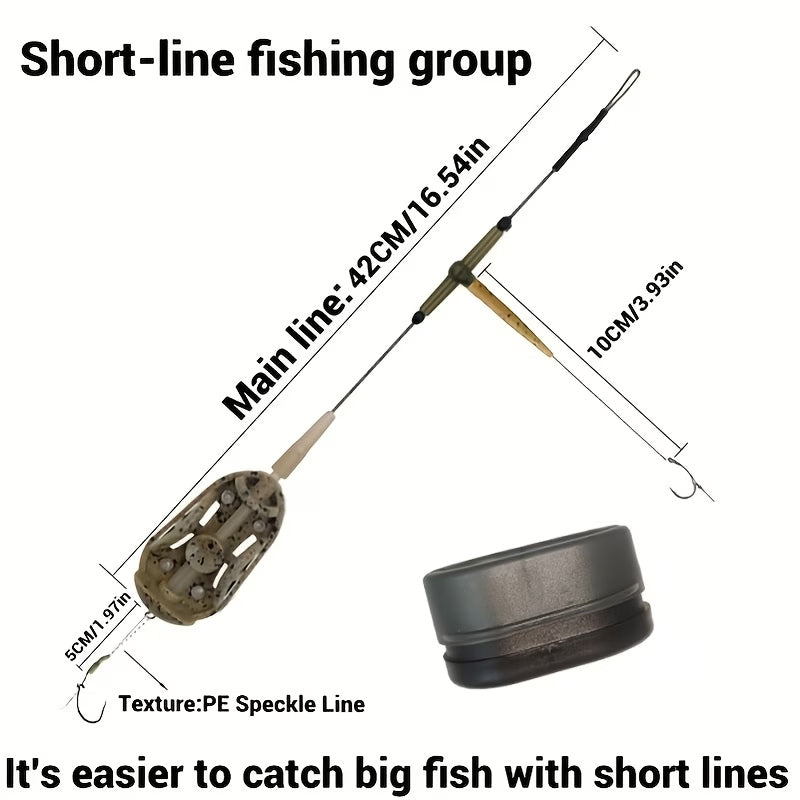 Double Hook Feeder Rig | Pre-Tied Carp Fishing Rig - 50g