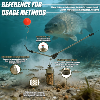 Long Cast Bait Cage Feeder | Carp Fishing Feeder image 5