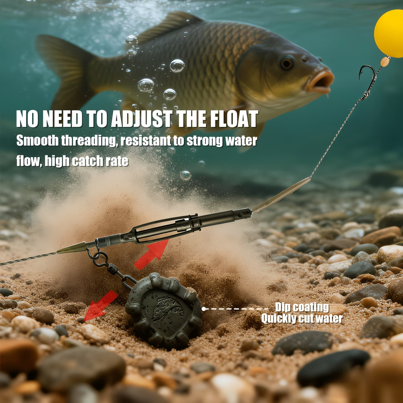 Swivel Carp Lead | Anti Tangle Carp Fishing Terminal Tackle image 5
