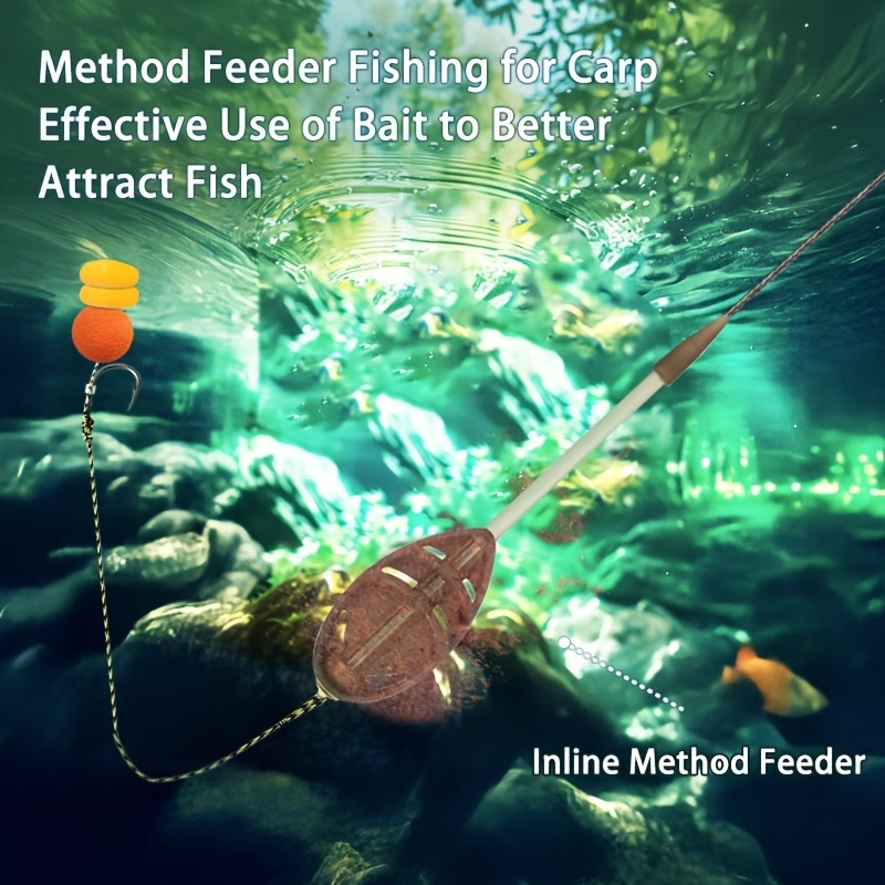 Method Feeder Rig Set with Mould | Pre-Tied Carp Fishing Rig image 5