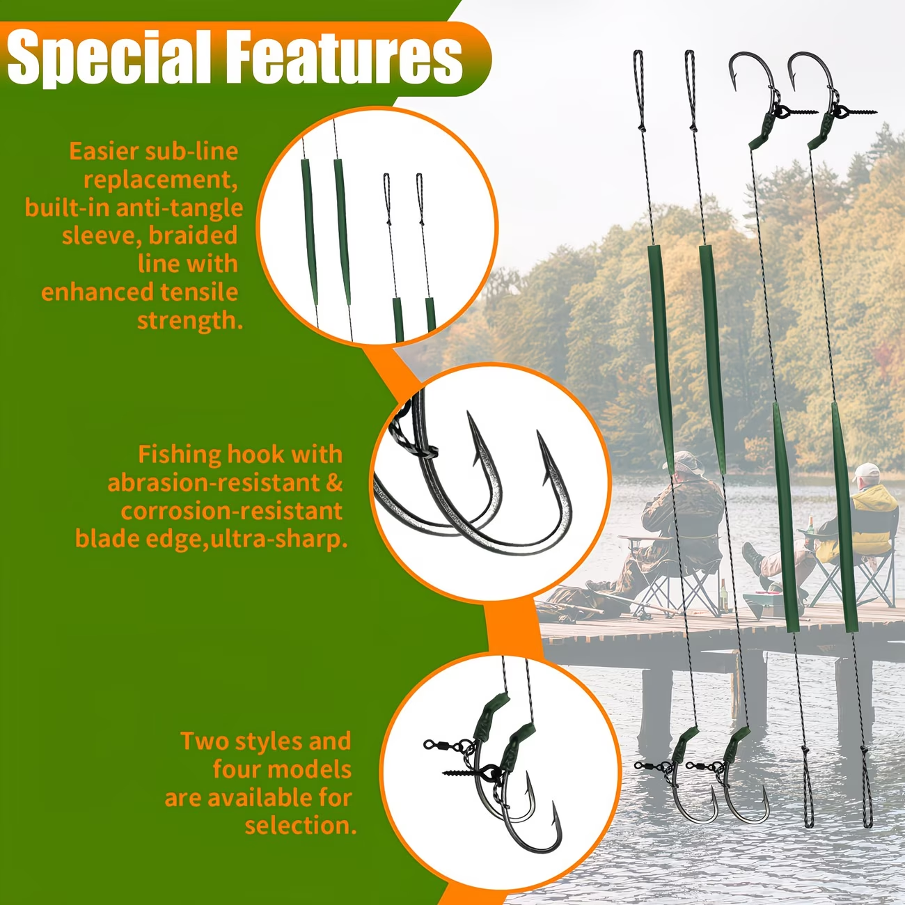 Slip D Rig | Pre-Tied Carp Fishing Rig image 5