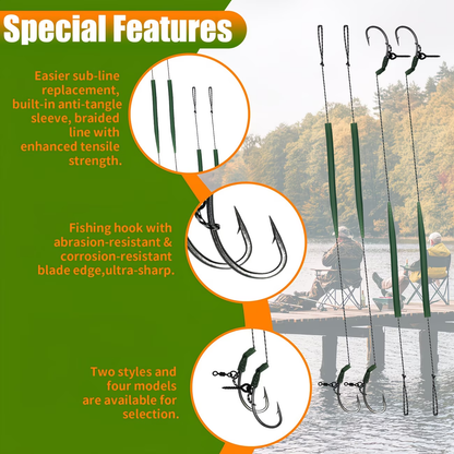 Slip D Rig | Pre-Tied Carp Fishing Rig image 5