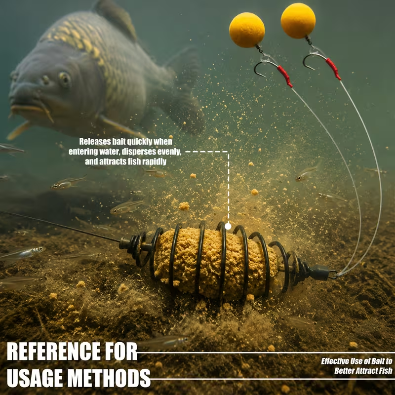 Spring Method Feeder | Carp Fishing Bait Delivery System image 5