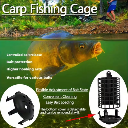Metal Bait Cage Feeder | Carp Fishing Groundbait System image 5