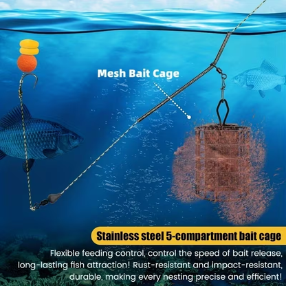 Mesh Bait Cage Feeder | Carp Fishing Groundbait System image 6