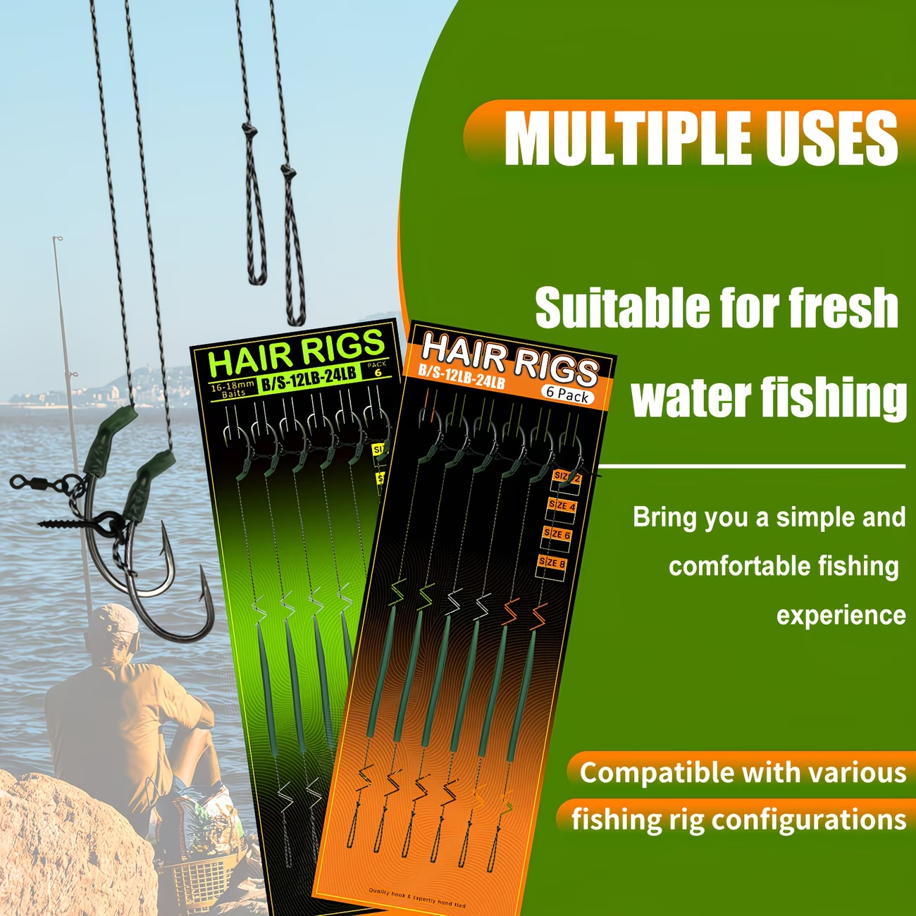 Slip D Rig | Pre-Tied Carp Fishing Rig image 6